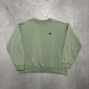 Vintage 90s Nike Mini Spellout Embroidered Logo Flawed Sweatshirt Extra Large